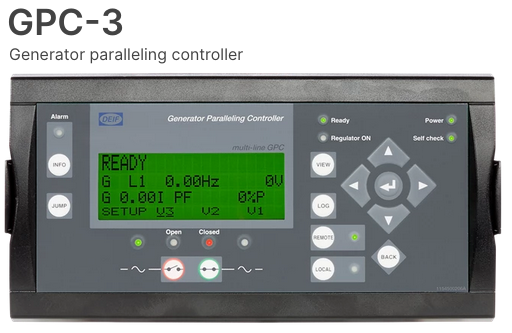 DEIF GPC-3 Diesel Variant 07 generator paralleling controller
