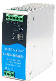 Mornsun LIMF480-23B24 480w 20A 24vdc DIN Mount Power Supply